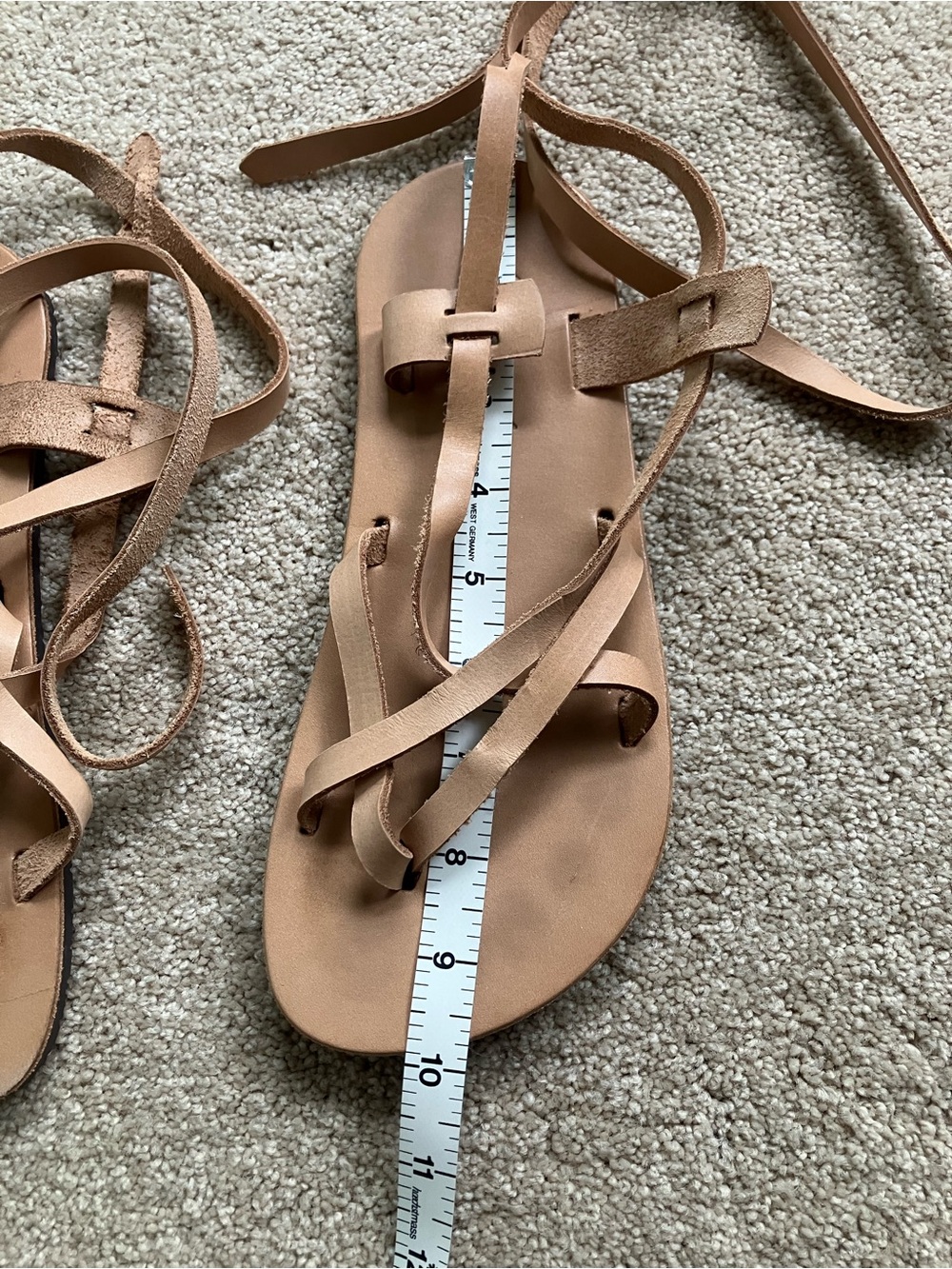 Laboo X Anya leather sandals size 39